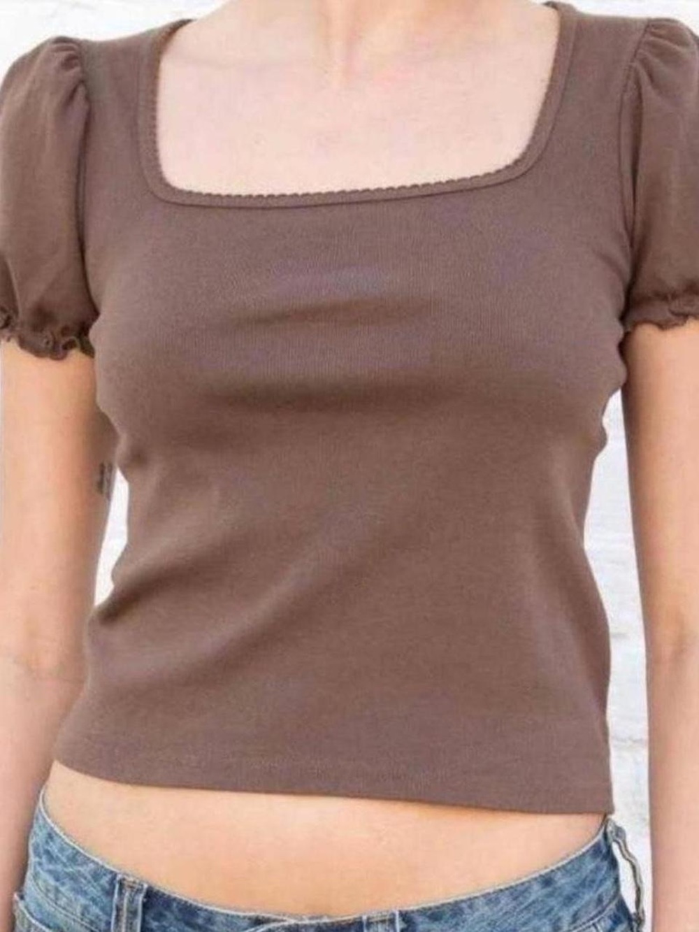 Brandy Melville Brown Kehlani Top